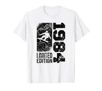 Snowboarder Anniversaire né en 1984 Snowboard Snowboardeur T-Shirt Graphique avec Valeur
