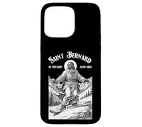 Snowboarder Snowboard Patron Saint Bernard Boarder Coque pour iPhone 15 Pro Max