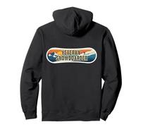 Snowboarder Vintage Snowboard Rétro Art Sweat à Capuche