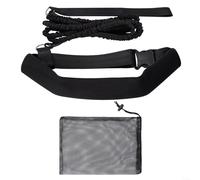 snowchecking Ceinture d'entraînement de natation avec sangle élastique de 2 m pour nager stationnaire en place, harnais de résistance aquatique réglable jusqu'à 114,3 cm de tour de taille pour