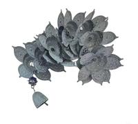 Snowchecking Chaîne d'eau de pluie en métal pour jardin et villa, 164 cm, résistante aux intempéries, drainage de toit extérieur et bec de descente décoratif