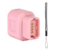 Snowchecking Chargeur de dérailleur arrière électronique de type C vers 4 broches pour composants de vélo DI2 12 vitesses avec éclats métalliques (rose)