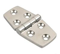 Snowchecking Charnière marine en acier inoxydable 316 avec poignée carrée pour hayon de cabine de yacht, ensemble de quincaillerie polie robuste pour bateau pour fenêtres et portes (1 pièce)