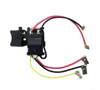 snowchecking Commutateur de gâchette de perceuse Pièces de rechange pour Mak 388876 Commutateur pour HP457D DF457DWE DF457D HP347D DF347D HP457 Remplace l'ancien interrupteur de perceuse