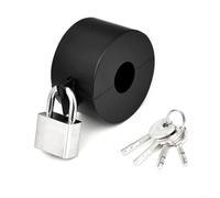 Snowchecking Couvercle de sécurité pour poignées de porte rondes en forme de tulipe ovale empêche l'accès non autorisé en acier inoxydable, protection des enfants et de démence pour maison pour hôtel