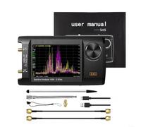 Snowchecking Écran LCD IPS portable de 10,2 cm pour analyseur de spectre SA5, analyseur harmonique de fréquence 100 kHz à 53 GHz et générateur de signal, avec batterie 5000 mAh (A)