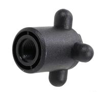 Snowchecking Écrou de bouton de montage de pneu de secours, pour Fiat Fiorino Ducato 500L et RAM 2018+, OEM 51979045, pièce de rechange en plastique ABS, noir