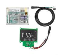 snowchecking Ensemble de contrôleurs de scooter électrique en aluminium avec compteur pour Ducati MW95 MW21, 36 V 550 W ou 48 V 1200 W, écran de frein simple/double, noir (A)