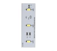 Snowchecking Ensemble d'éclairage LED SW-BX02B 49031078, pour réfrigérateur/congélateur Candy, bande de lampe de rechange blanc lumière du jour 65 mm 12 V (1 pièce)