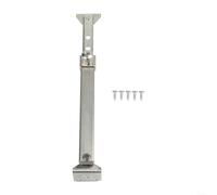 snowchecking Entrebâilleur de fenêtre en acier inoxydable, support de fenêtre à battant, support de vent multi-vitesses, charnière télescopique pour aluminium et plastique pour fenêtres, réglage à 7