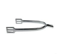 Snowchecking Éperons anglais en alliage de zinc de 20 mm de long, pour entraînement d'équitation et compétition Accessoires équestres (éperons argentés)