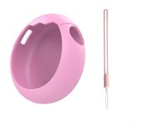 Snowchecking Étui de transport en silicone avec cordon pour Tamagotchi Pix Virtual Pet - Protection d'écran (rose)