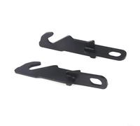 Snowchecking Extension de charnière de porte en métal pour Polaris 1000/XP 4 1000/Turbo 2014+, design d'aération de 8,9 cm pour améliorer la circulation de l'air, installation rapide, antirouille noir