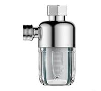 Snowchecking Filtre de douche à haut débit avec fenêtre transparente Purificateur d'eau pour robinet de salle de bain et machine à laver