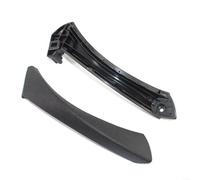 Snowchecking Housse de protection de poignée intérieure de porte, pour BMW Série 3 E90 E91 316-335, kit de rechange ABS avec couvercle extérieur, noir (noir gauche)