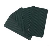 snowchecking Kit de réparation de bâche de sécurité pour piscine, patchs de couverture de piscine en maille, pour rustines imperméables et robustes pour piscines, faciles à décoller et à coller (vert)