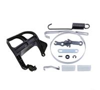 snowchecking Kit de réparation de poignée de frein pour tronçonneuse compatible avec MS250 MS230 MS210 025 023 021, comprend ressort d'embrayage et bande de frein, noir