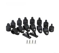 Snowchecking Lot de 16 accessoires de fixation en nylon pour bateau de mer BIMINI avec œillet, glissières et colliers de serrage, pour kayak, canoë gonflable, accessoires de radeau