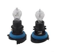 Snowchecking Lot de 2 ampoules 12 V pour feux de circulation diurnes avant avec base compatibles avec C5 2008 3008 5008, plastique et verre Jaune