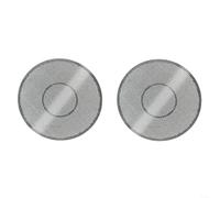 Snowchecking Lot de 2 disques filtrants à café en acier inoxydable de 62 mm, pour Hario, pour cafetière à pression V60, tamis réutilisables en maille métallique, pour thé et infusion, argenté