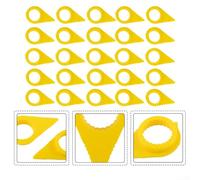 snowchecking Lot de 25 indicateurs d'écrous de roue de 19 mm pour camions et caravanes pour écrous de roue desserrés pour éviter les dangers et les dommages