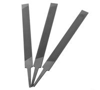 Snowchecking Lot de 3 limes plates moyennes - 15,2 cm - Pour chaîne de tronçonneuse - Outil d'affûtage de précision
