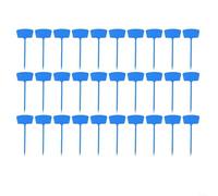 Snowchecking Lot de 30 grandes étiquettes de jardin de 36 cm pour identification des plantes, décoration de cour extérieure et guides de fête (bleu)