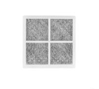 Snowchecking Lot de 4 filtres à air de rechange à charbon actif pour réfrigérateur LG LT120F, pour Eliminateur avec coton de qualité alimentaire, 81 x 81 mm, gris