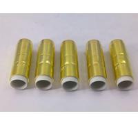 Snowchecking Lot de 5 buses de soudage MIG en cuivre 4391 pour chalumeau à gaz Bernard 200 A 300 A, 5 pièces pour soudure industrielle et atelier