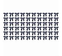 Snowchecking Lot de 60 nœuds en tissu de couleurs assorties pour mariage, anniversaire, fête de Noël, emballage cadeau, décoration de verre à vin, noir, rose, crème (noir)