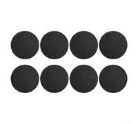 snowchecking Lot de 8 filtres circulaires à charbon actif pour une utilisation dans les seaux de compost de cuisine, conçus pour un contrôle efficace et une performance de filtration durable (125 x 10