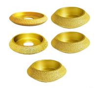 Snowchecking Meule diamant en forme de V, émery, jaune, 75 mm, 15 mm, grain fin 240, lié, pour marbre, granit, quartz, pierre artificielle, verre, projets de mur extérieur