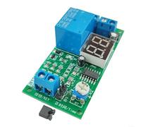 snowchecking Module relais de retard 12 V avec affichage numérique, contrôle précis de synchronisation 1-99 s/min pour projets électroniques et d'automatisation