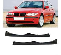 Snowchecking Moulure inférieure de phare en ABS noir pour BMW E46 325i 325xi 330i 330xi Sedan 2001-2005, paire gauche et droite