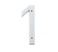 snowchecking Plaque de porte en forme de chiffre 3D, plaque de numéro de maison, panneau en alliage de zinc, améliore l'attrait des trottoirs pour les maisons, pour un étiquetage idéal pour les hôtels