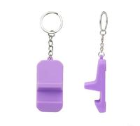 Snowchecking Porte-clés portable et léger en ABS pour voyage, bureau, usage quotidien, visionnage mains libres sécurisé (violet)