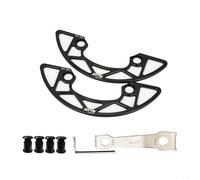 snowchecking Protection de plateau de vélo en alliage d'aluminium 104 mm pour BCD, 30-40T pour VTT, noir 34-36T
