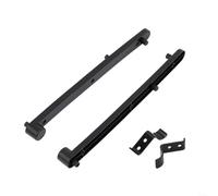 snowchecking Rails d'armoire, accessoires de porte de rail, glissières de tiroir, mouvement flexible stable pour bibliothèques, armoires, design sûr et raisonnable pour casiers, plastique de 250 mm