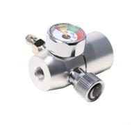 snowchecking Régulateur de gaz fileté UNF 3/8-24 avec manomètre de 2000 PSI et coupleur rapide mâle de 8 mm pour équipement automatisé