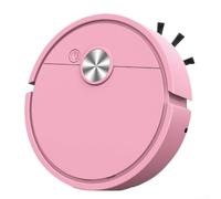 Snowchecking Robot aspirateur intelligent 3 en 1 pour nettoyage humide, nettoyage multimode, capteurs anti-collision, grande poubelle, idéal pour les sols durs (rose)