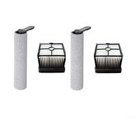 Snowchecking Rouleau brosse de rechange et filtre HEPA pour aspirateur sans fil humide et sec Redkey W15, filtre à brosse principale de rechange (4 pièces)