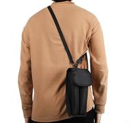 snowchecking Sac de rangement pour microphone, étui de protection anti-poussière avec bandoulière, pour JBL et équipement audio, pochette de transport composite portable