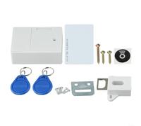 snowchecking Serrure à capteur de carte IC, serrure de tiroir invisible, serrures d'armoire et de tiroir, sans clé électronique pour accès avec 2 clés de secours, installation à faire soi-même pour