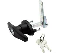 snowchecking Serrure à poignée en T à clé identique, serrure de camion, camping-car, loquet de boîte à outils, quincaillerie de porte robuste pour coque de remorque de camping-car, construction en