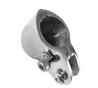 Snowchecking Support coulissant à charnière en acier inoxydable 316 pour matériel marin Bimini Top 2,5 cm, mécanisme de verrouillage de tube OD à fixation rapide (22 mm)