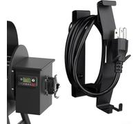 snowchecking Support de câble magnétique pour cordon d'alimentation compatible avec les barbecues Traeger et plusieurs marques de granulés pour une configuration organisée du gril