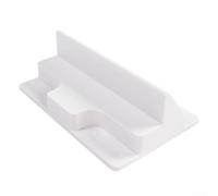 Snowchecking Support de montage pour panneau solaire ABS résistant aux UV anti-fuite design ventilé pour caravanes, bateaux, toits plats (angle droit blanc)