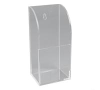 Snowchecking Support mural en acrylique pour télécommandes - Organiseur de climatisation - Support de bureau transparent - 65 x 50 x 140 mm (triple grille)