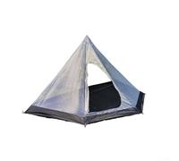 snowchecking Tente chaude imperméable 4 saisons avec cric de poêle et tissu ignifuge, yourte en tissu indéchirable 210T pour 2 à 4 personnes pour randonnée, camping, randonnée (tente intérieure grise)