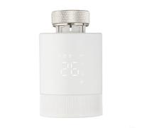 snowchecking Tête de valve de radiateur thermostatique Smart For Zigbee, pour télécommande par application Tuya, programme programmable de 5 + 2 jours, commande vocale pour Alexa, blanc